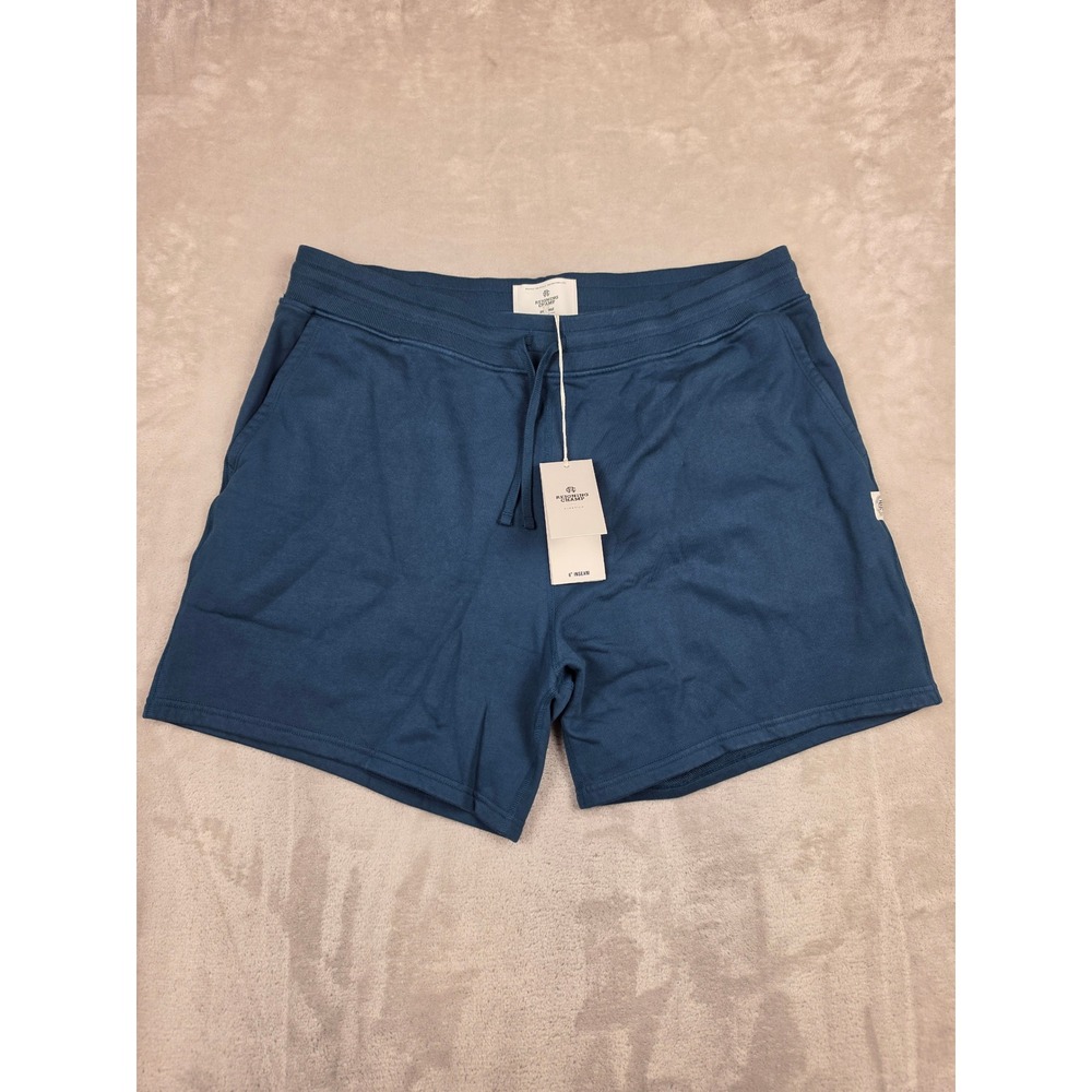 Reigning Champ Midweight French Terry Shorts Mens XXL Blue 6" Inseam Athleisure